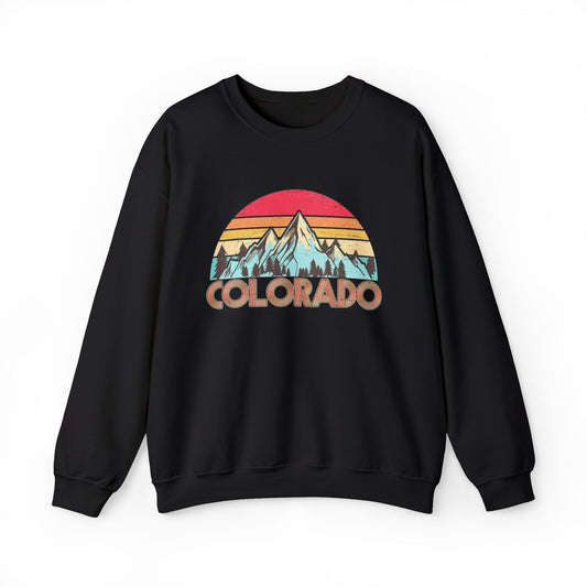 Colorado Mountains Outdoors Sweatshirt Men's Adult Crewneck