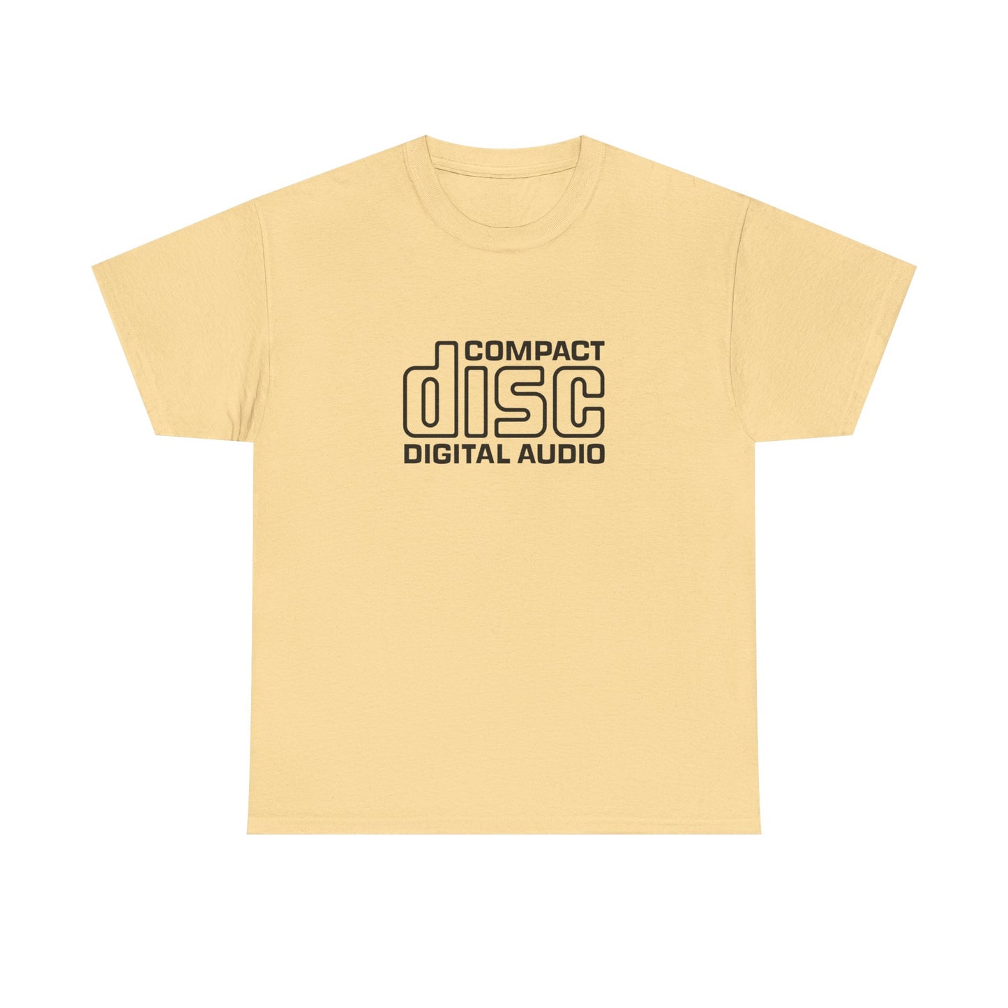 Compact Disc Retro Graphic T Shirt NEW Adult Unisex Heavy Cotton Tee