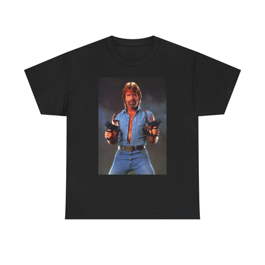 Chuck Norris Action Hero Graphic T Shirt NEW Cotton Tee Gift