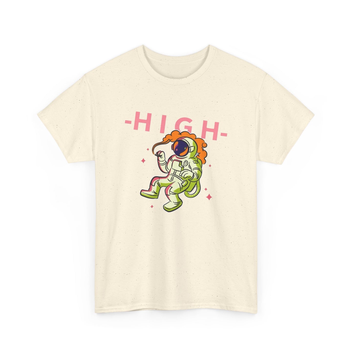 High In Space Graphic T Shirt NEW Adult Unisex Heavy Cotton Tee