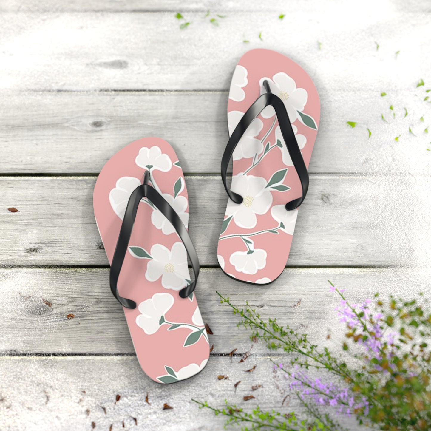 Waves And Sun Sandals White Lotus Summer Flip Flops Slides BRAND NEW