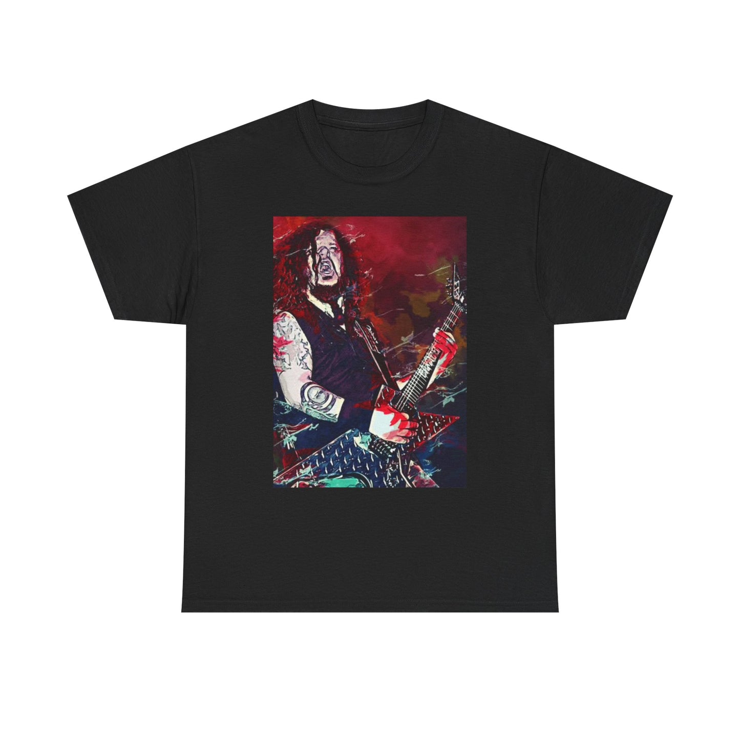Dimebag Darrell Graphic T Shirt Vintage Poster Rock Merch Unisex Heavy Cotton