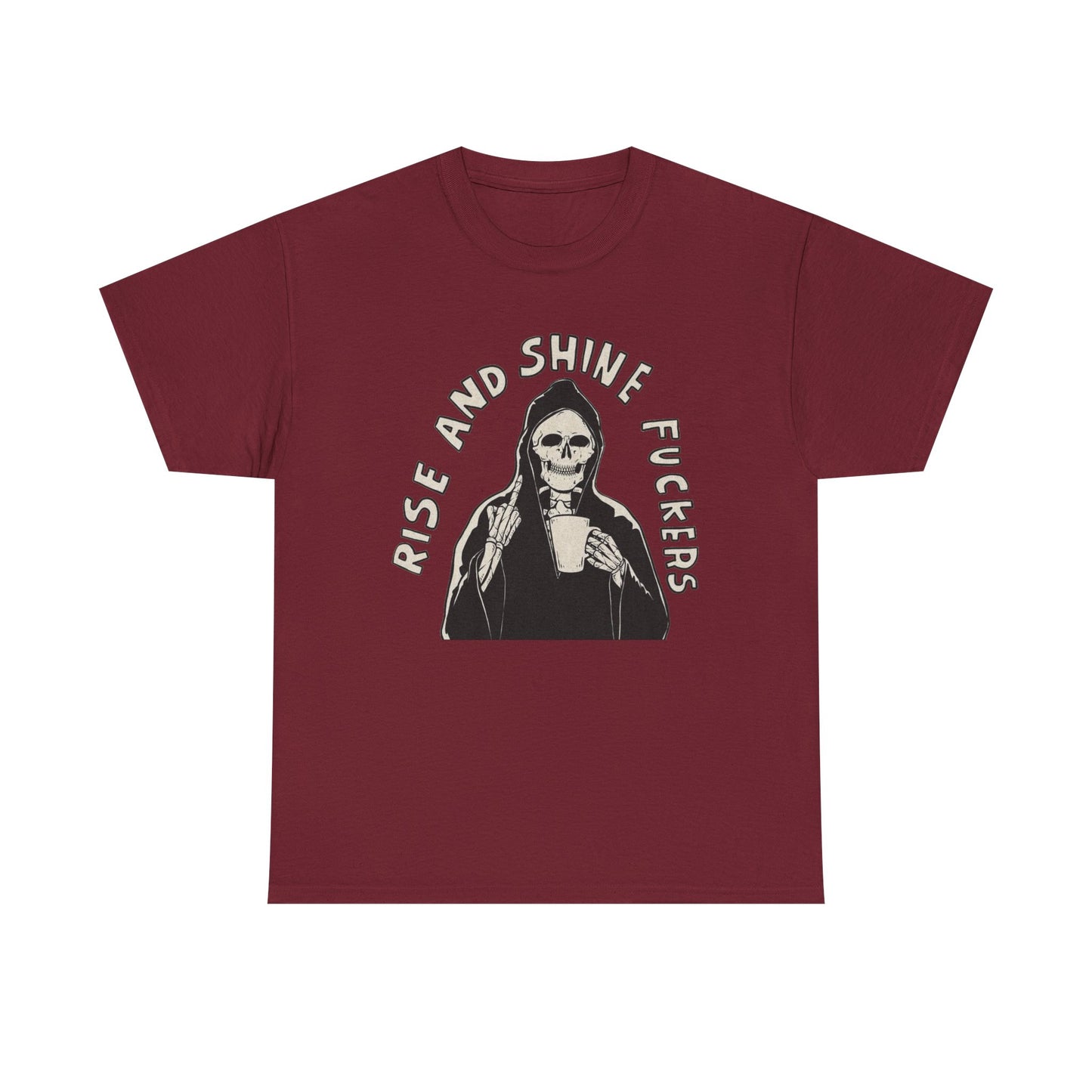 Rise And Shine Graphic T Shirt NEW Unisex Heavy Cotton Tee