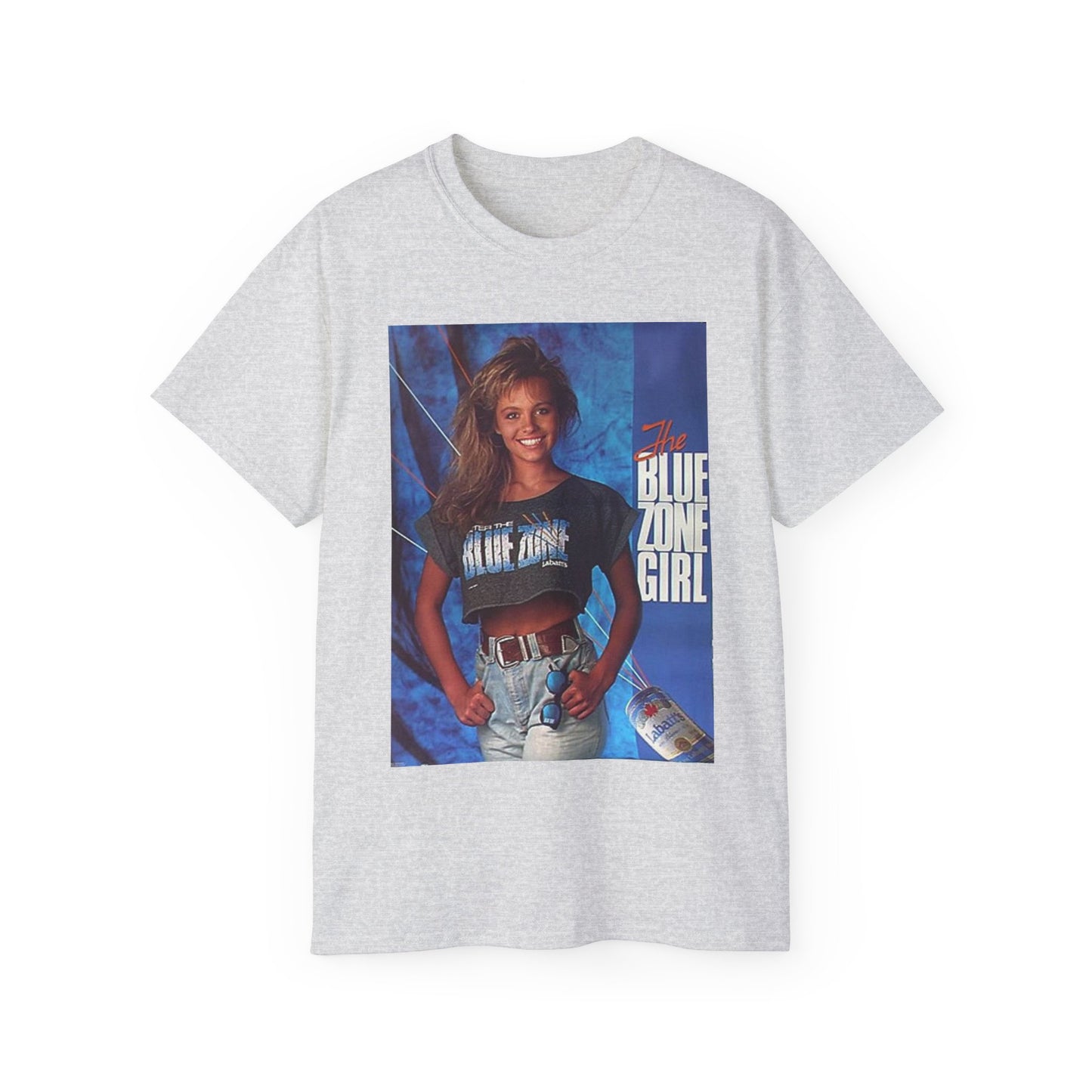 Pam Anderson beer playboy 90s vintage Unisex Ultra Cotton Tee