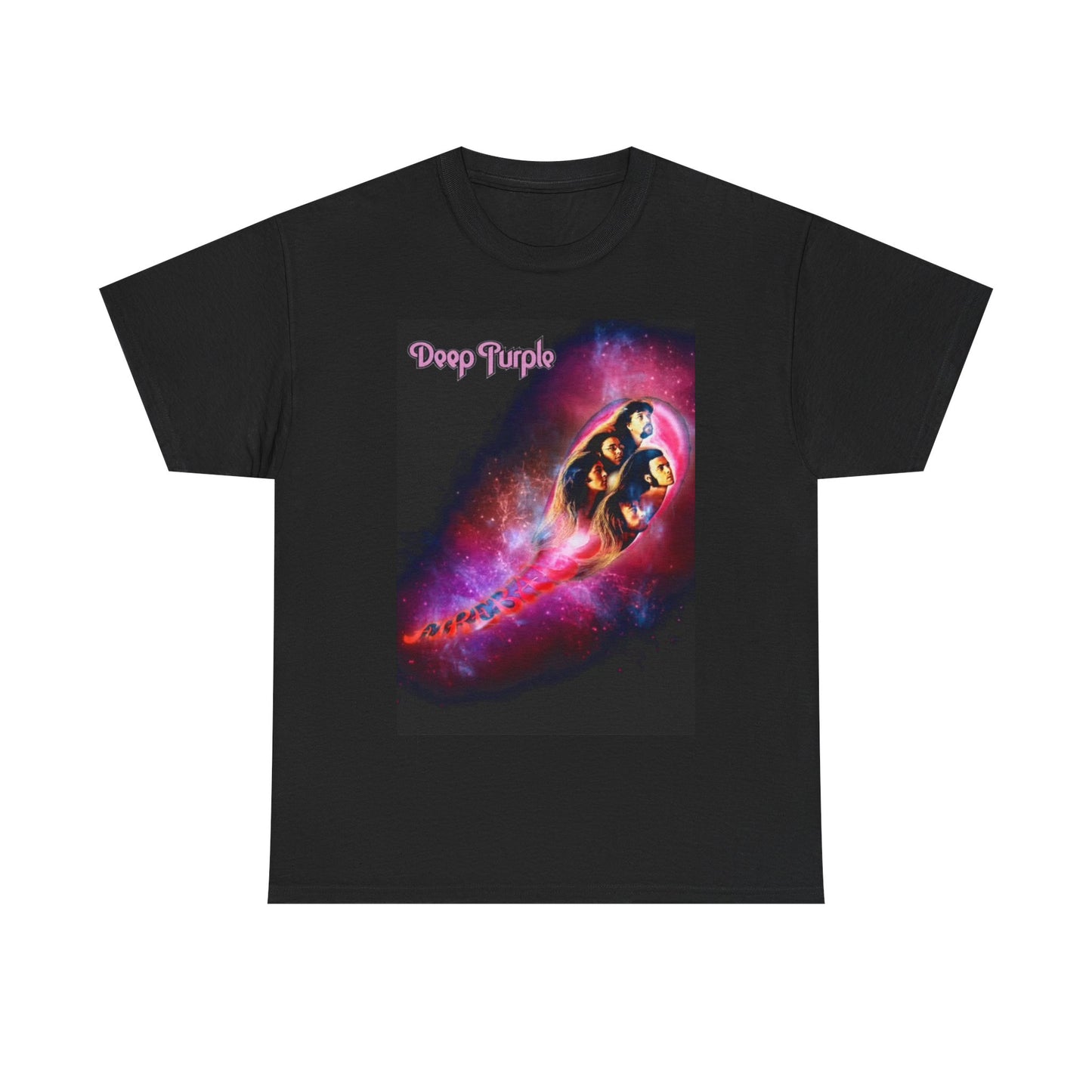 Deep Purple Shirt Vintage classic rock graphic retro neon Unisex Heavy Cotton