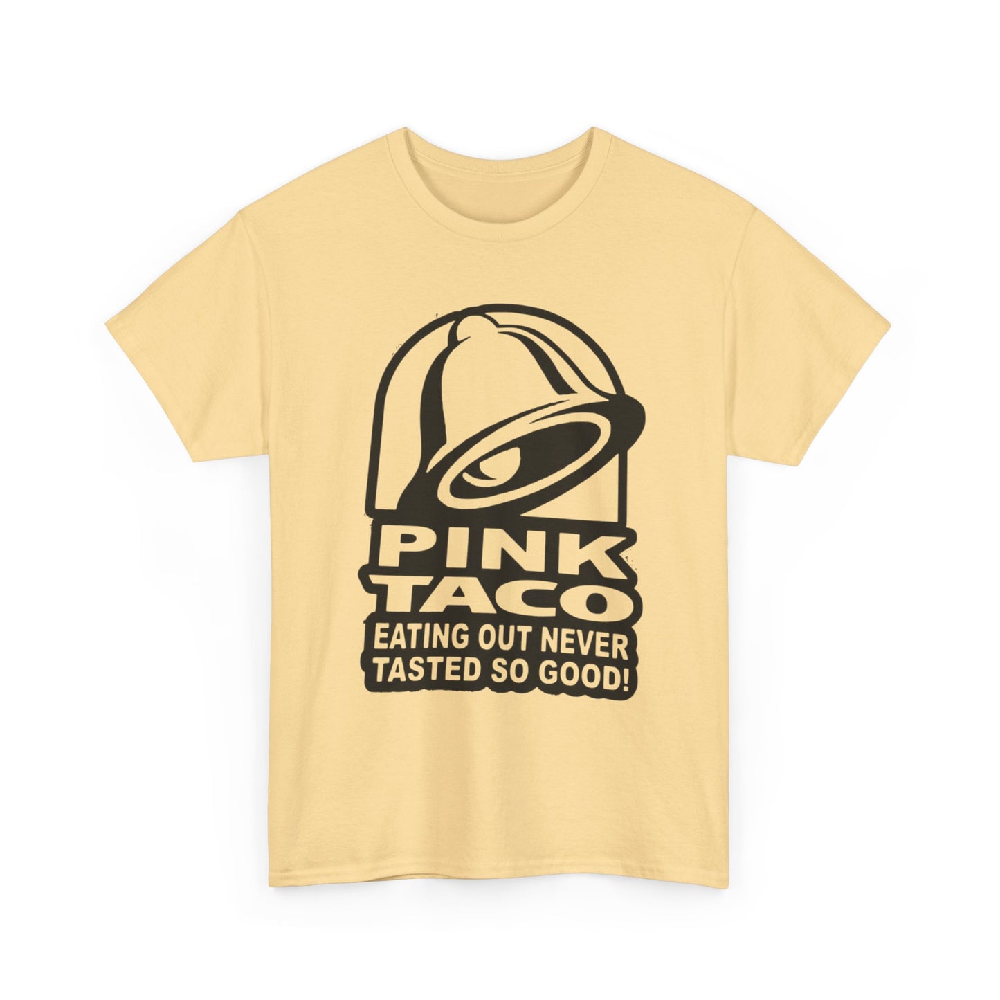 Pink Taco Funny Sex Jokes Graphic T Shirt S-5XL NEW Unisex Heavy Cotton Tee