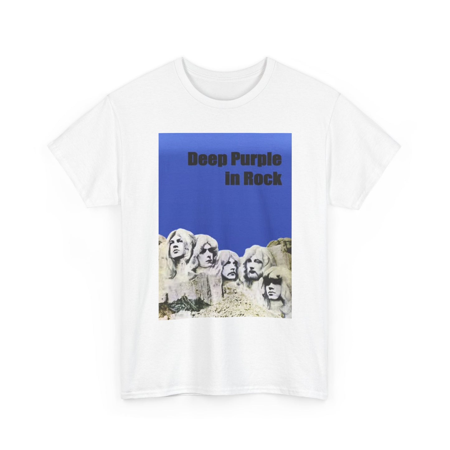 Deep Purple Rock Band Graphic T Shirt Vintage ART Unisex Heavy Cotton Tee
