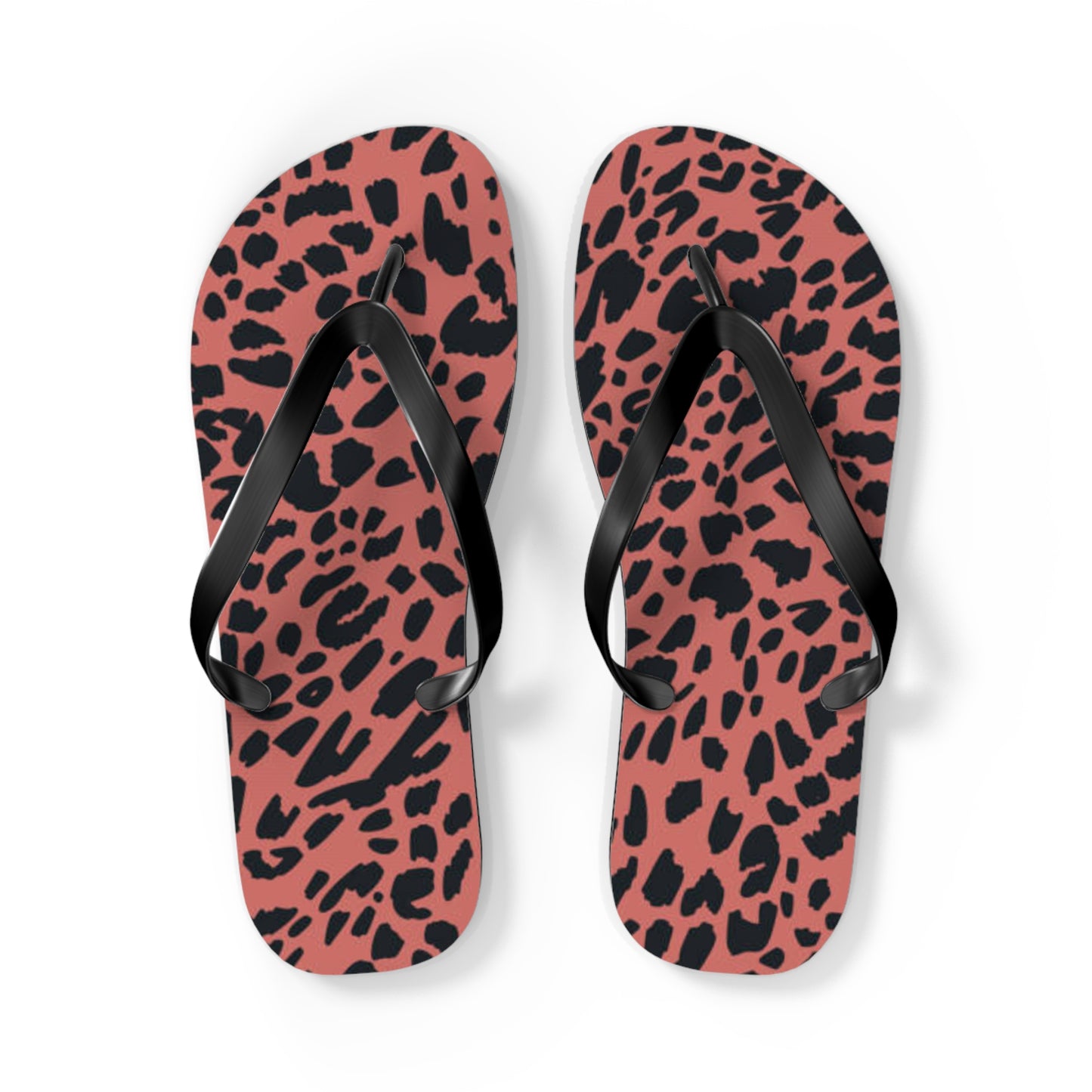 Pink Animal Beach Sandals, Slides for Summer, Flip Flops, Water Resistant