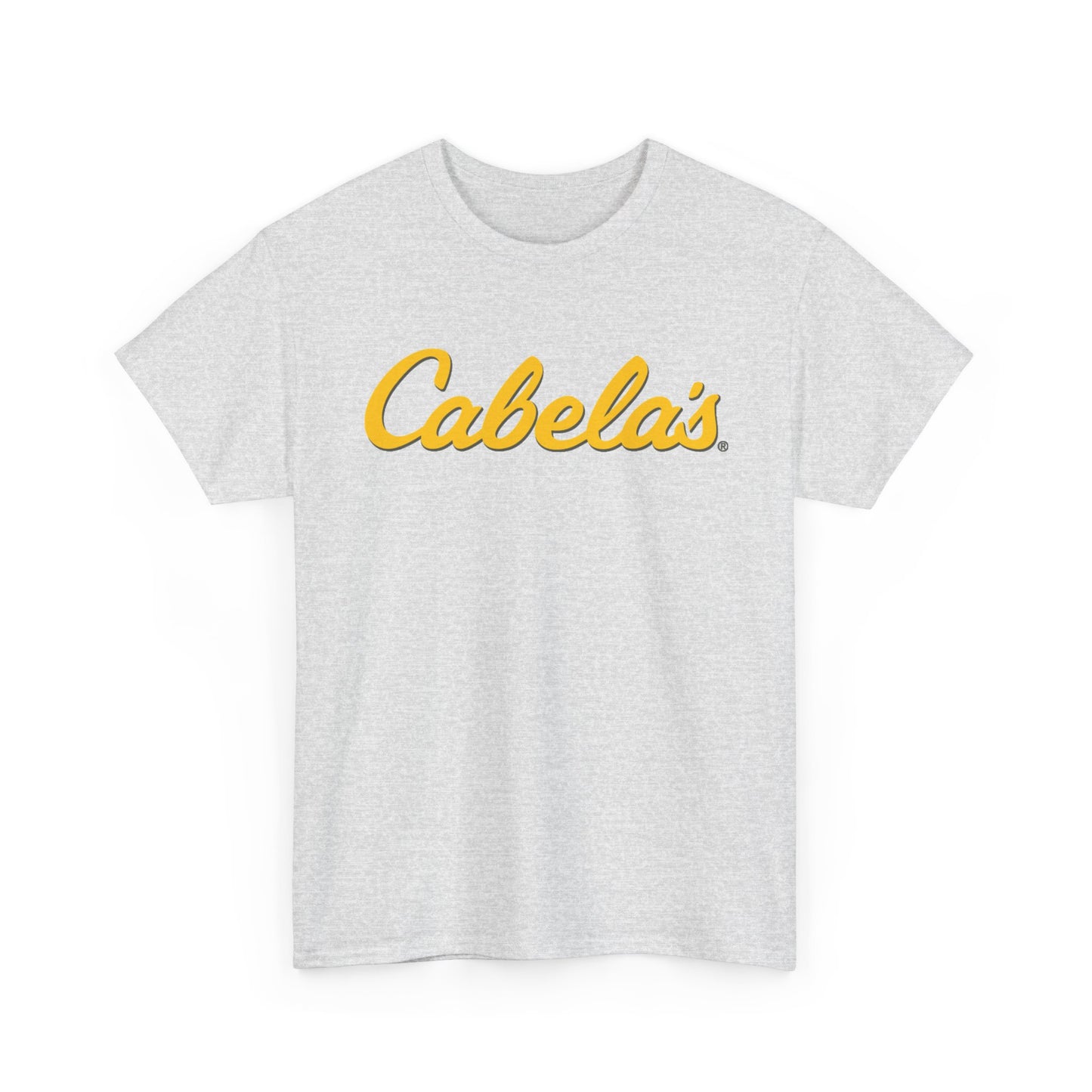 Cabelas Graphic T Shirt Outdoors Fishing Gear Unisex Heavy Cotton Tee