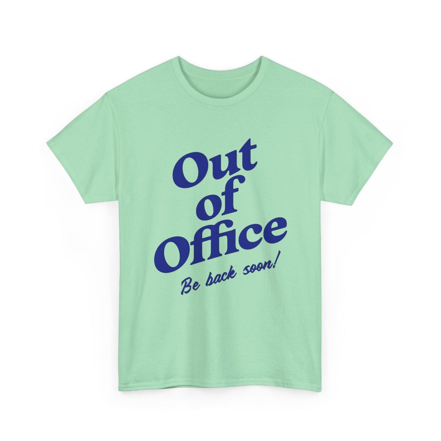 Out Of Office Vacation Graphic T Shirt NEW ADULT Unisex Heavy Cotton Tee