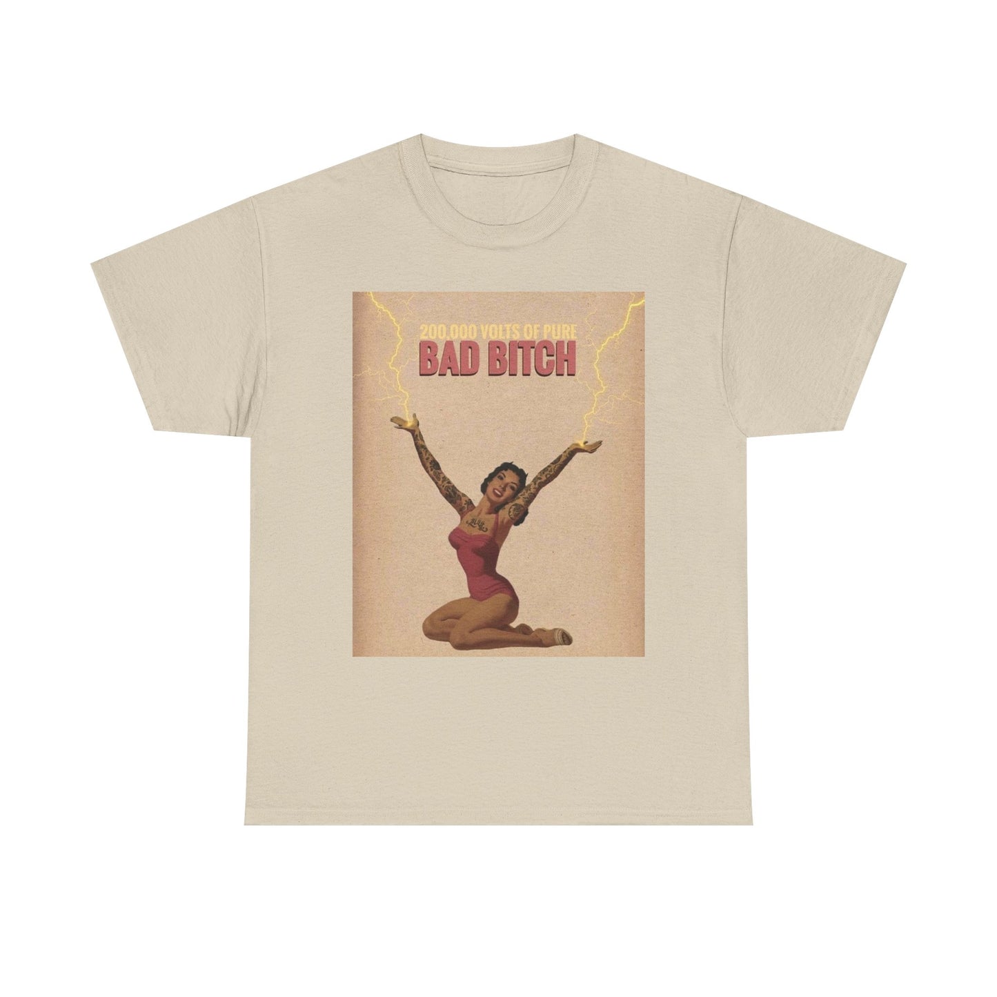Bad Bitch Graphic T-Shirt Womens Comfy Cotton Tee NEW