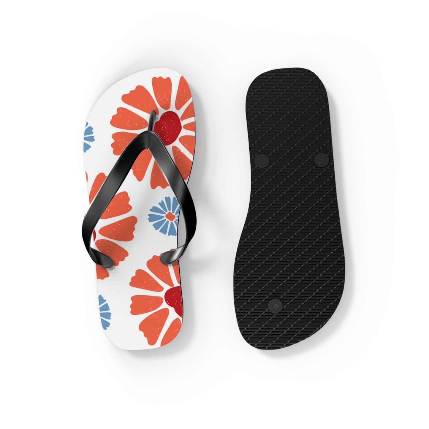 Tropical Flowers Beach Sandals Summer Flip Flops Slides BRAND NEW