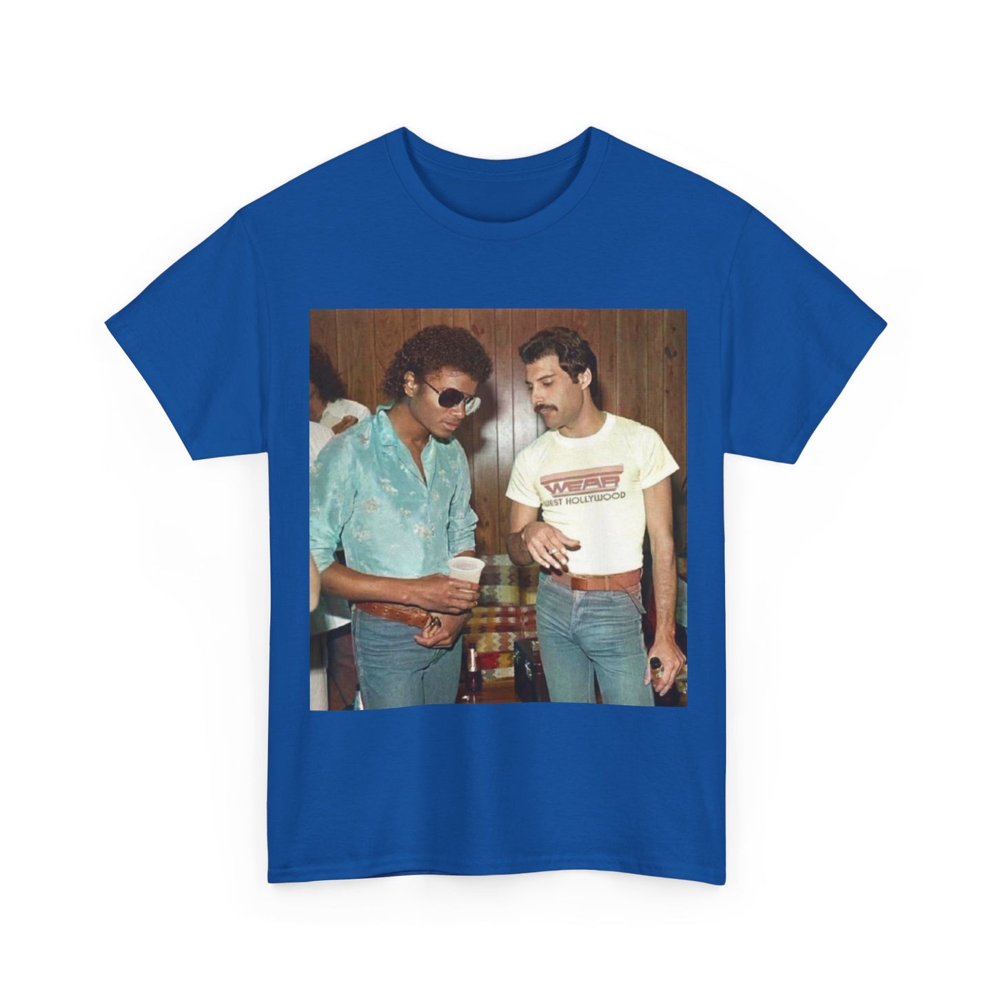 Michael jackson Queen tshirt vintage 80s retro graphic Unisex Heavy Cotton Tee