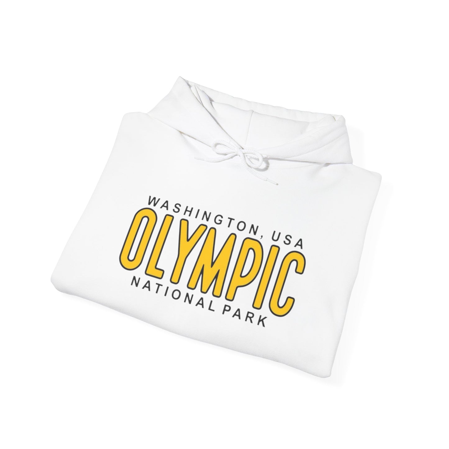Olympic Washington National Park Graphic Hoodie NEW Heavy Hooded Sweatshirt