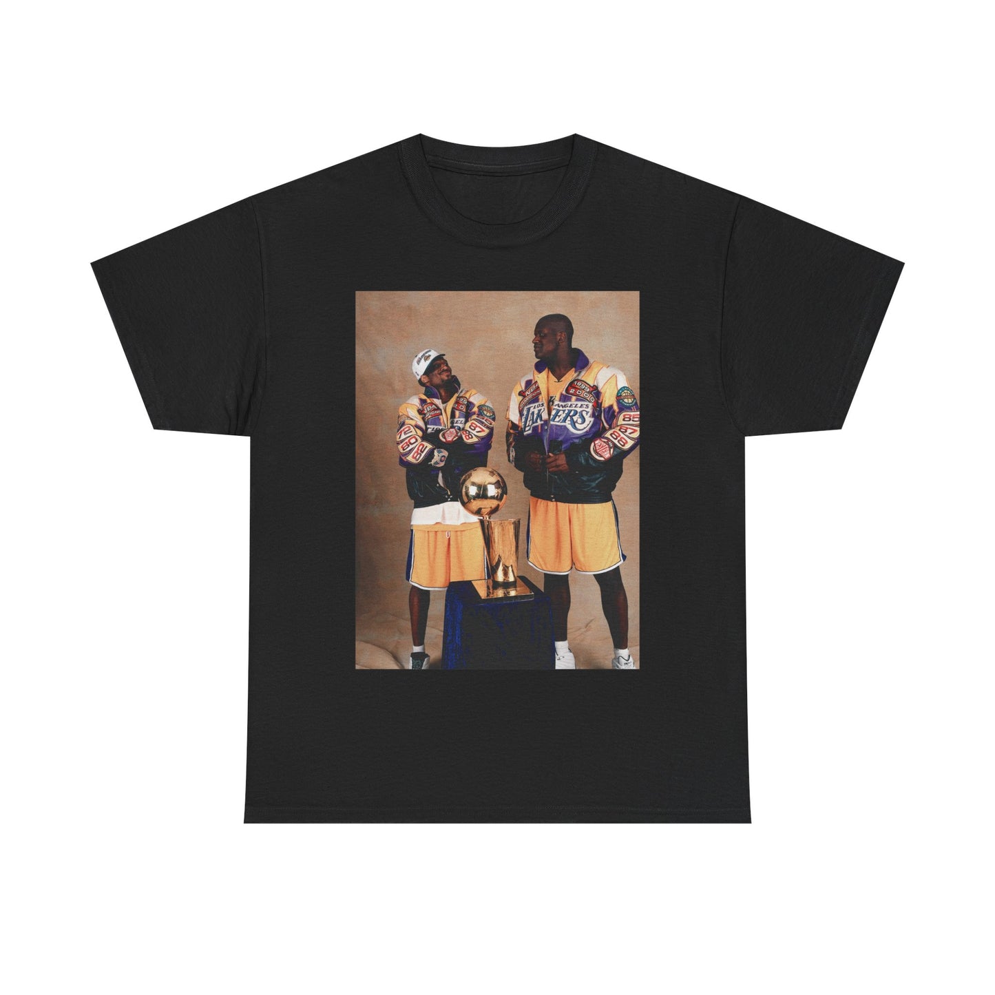 Kobe and Shaq Tshirt Vintage Lakers Championship Retro Dunk Unisex Heavy Cotton