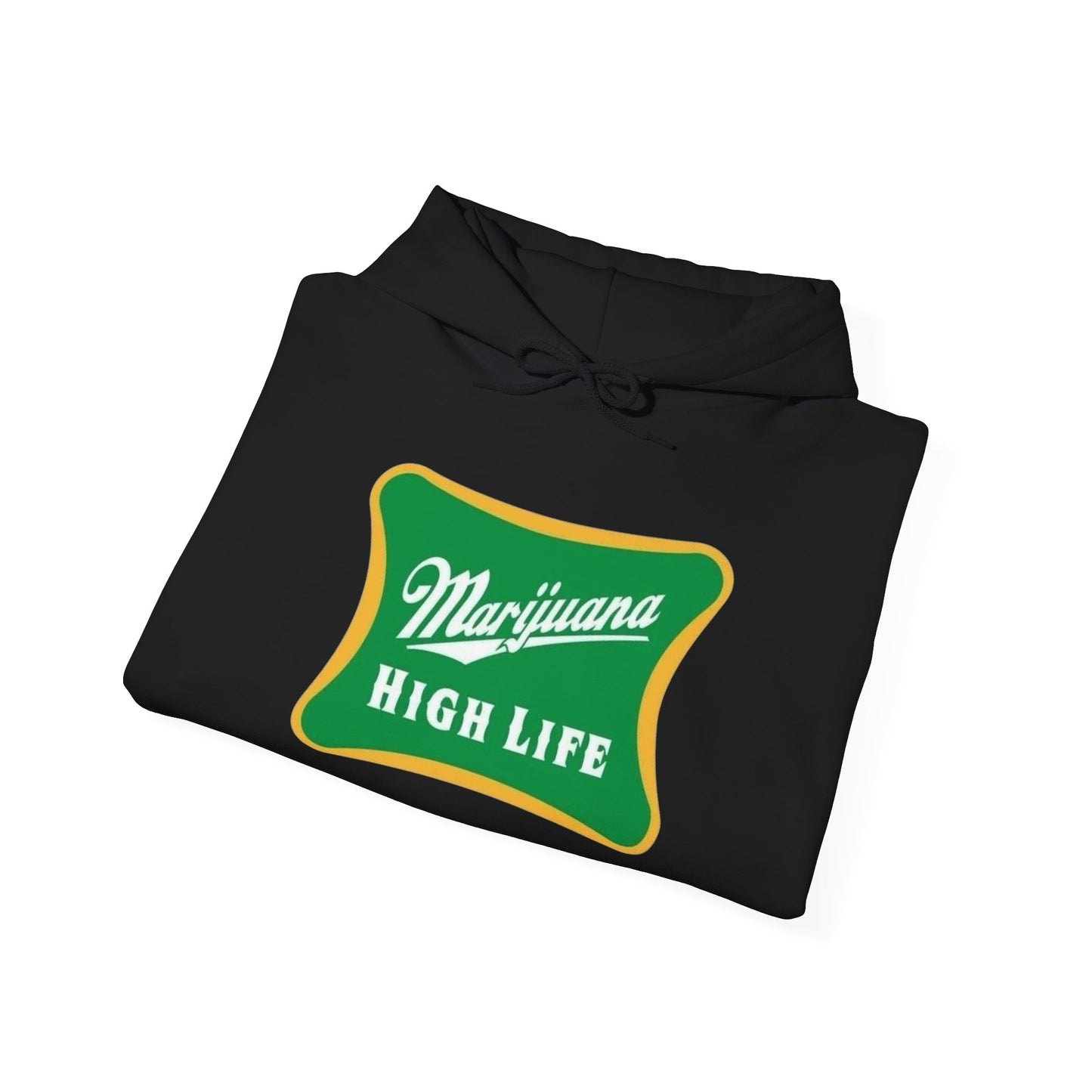 Marijuana High Life Graphic Hoodie Unisex Heavy Blend™ Hooded Sweatshirt