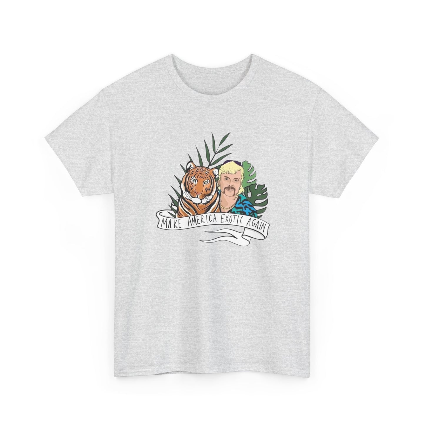 Joe Exotic Funny Graphic T Shirt Unisex Heavy Cotton Tee