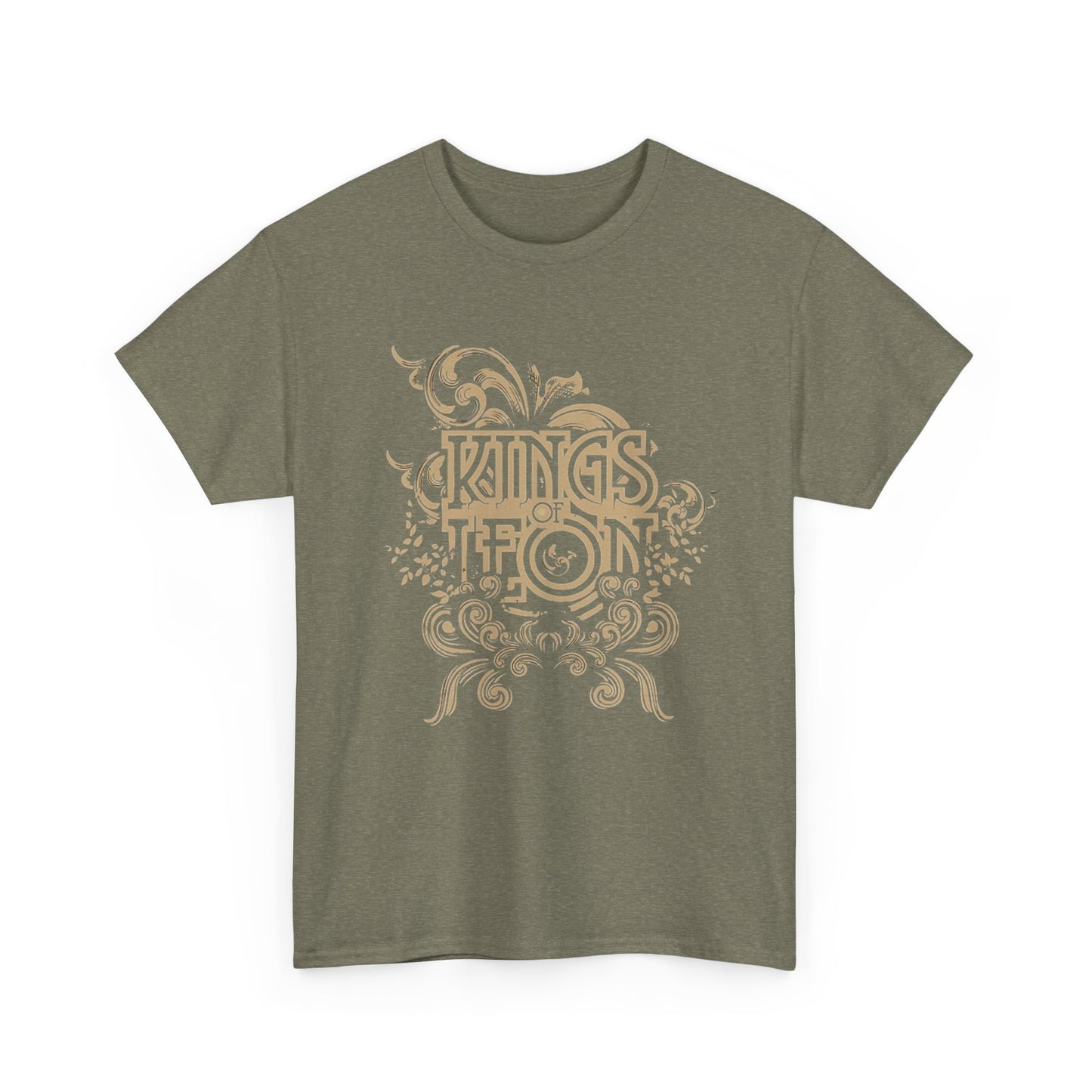 Kings Of Leon T Shirt Retro Logo Art Album Rock Unisex Heavy Cotton Tee