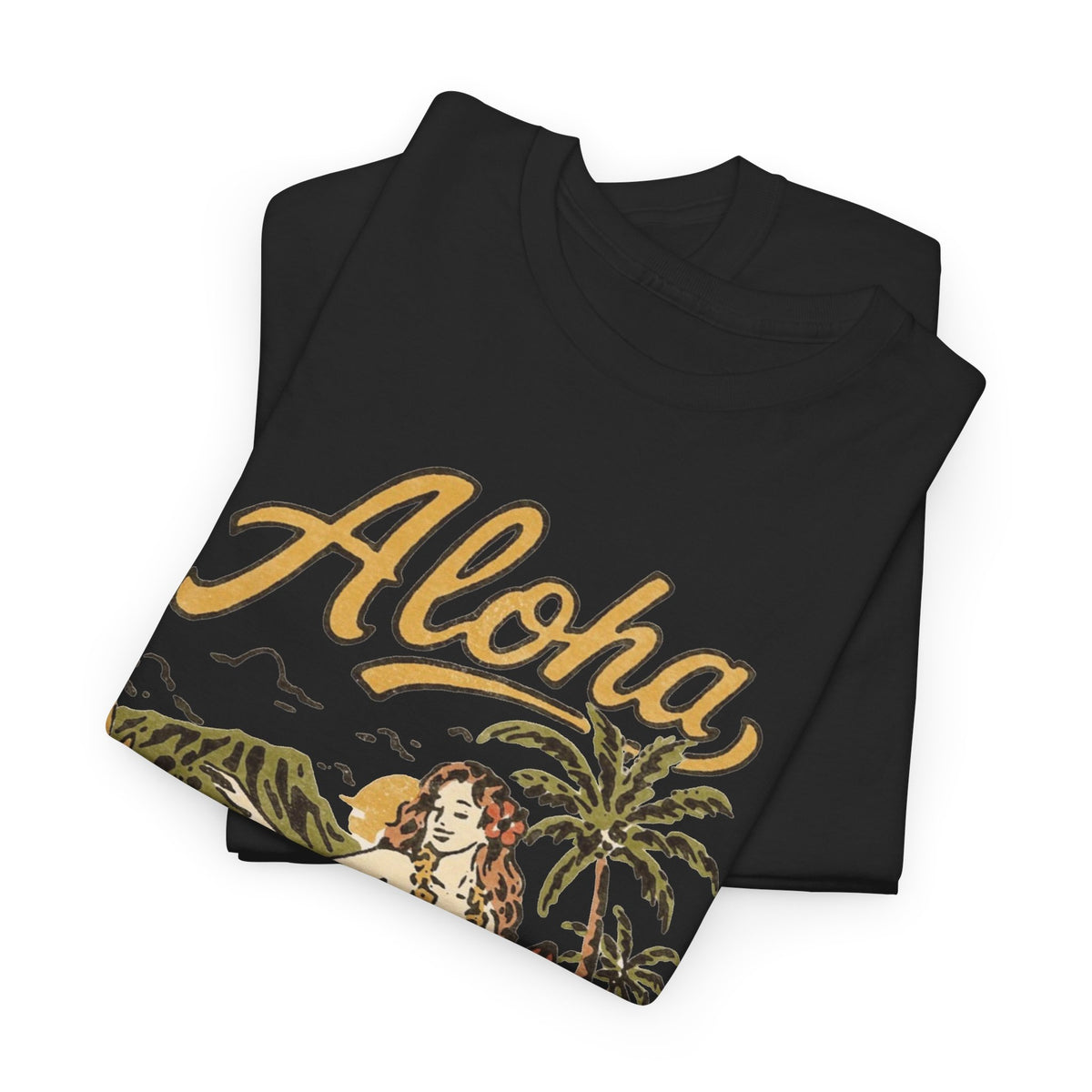 Aloha Tropical Island Woman Graphic Tee Men's Graphic Tee