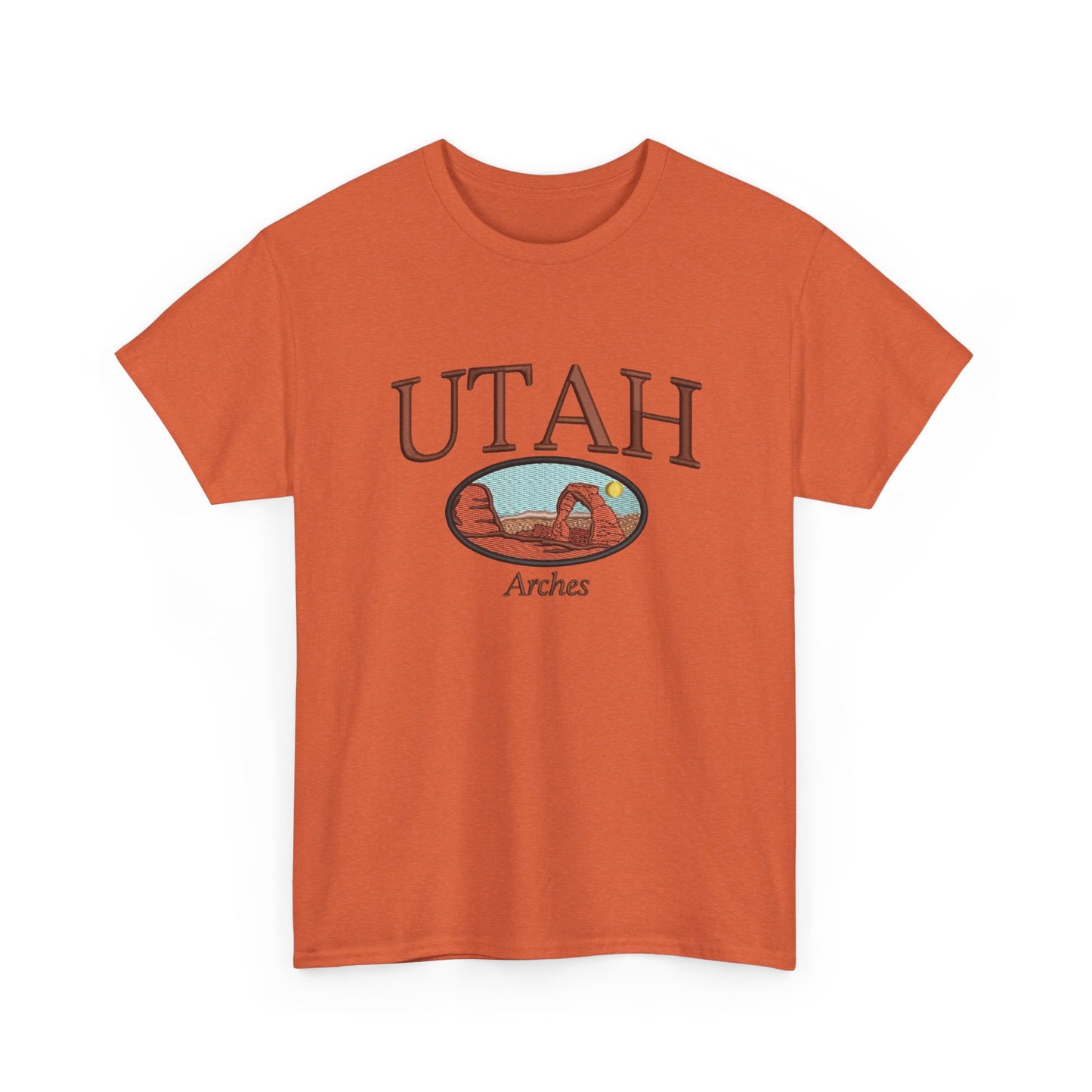 Utah Arches Graphic T Shirt NEW Unisex Heavy Cotton Tee