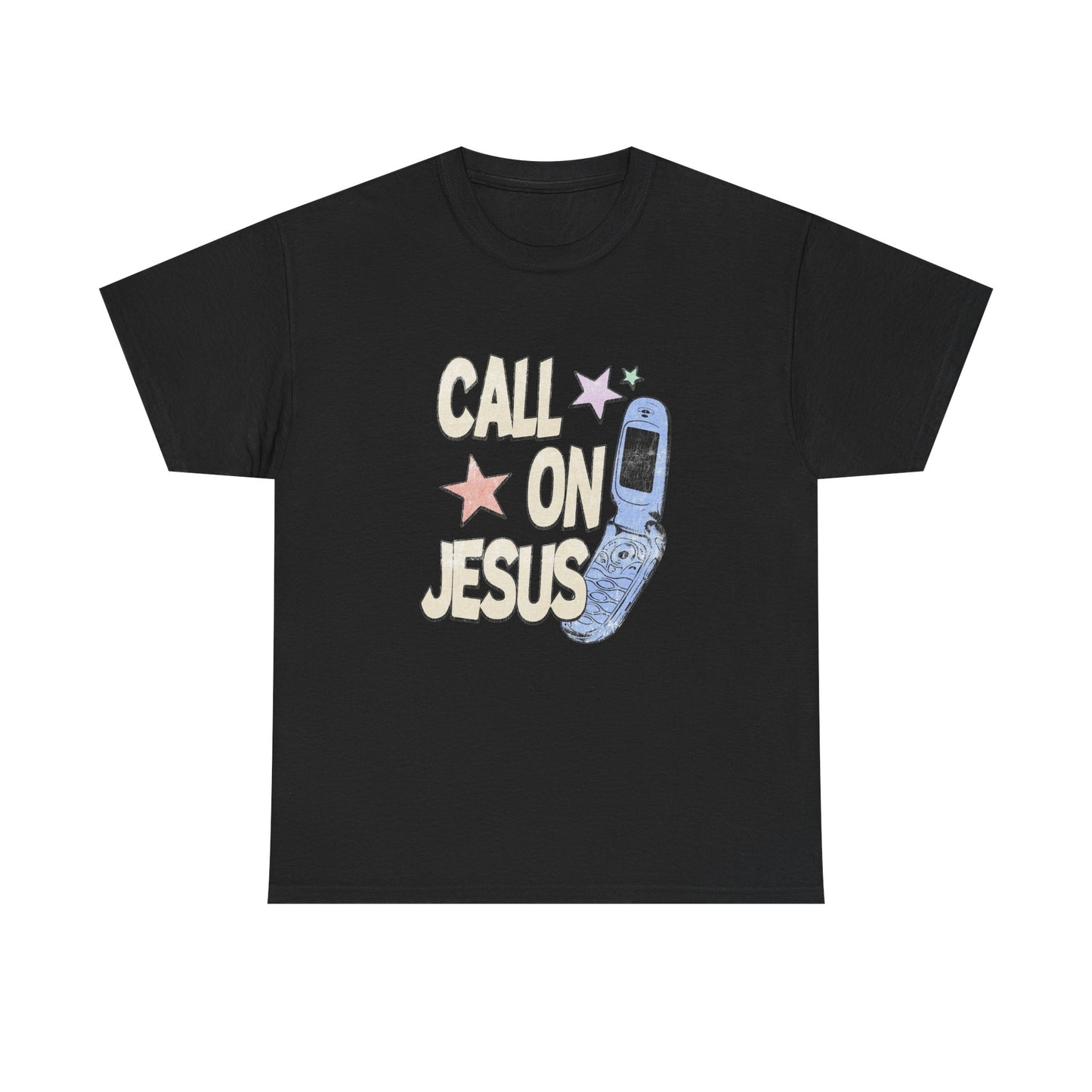 Call On Jesus Graphic T Shirt Unisex Heavy Cotton Tee