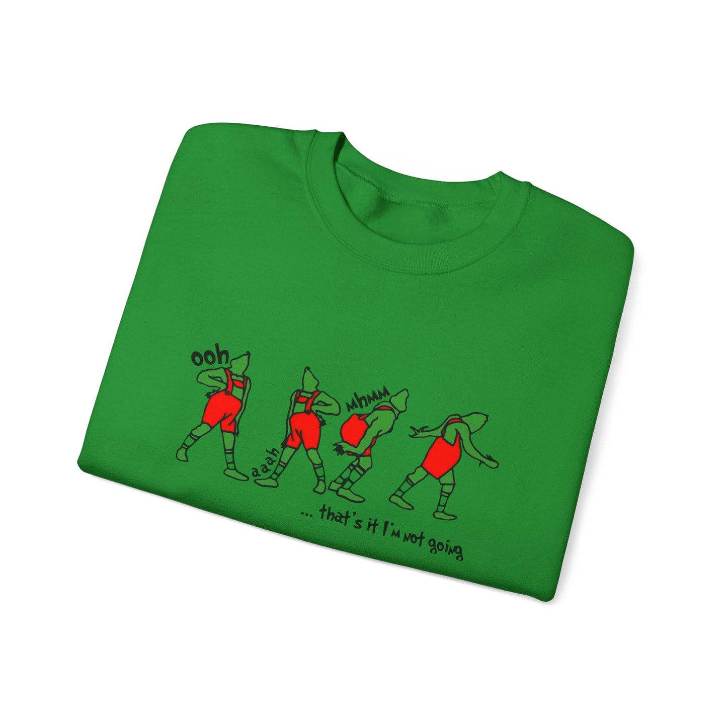 The Grinch Funny Graphic Sweater NEW Unisex Heavy Blend™ Crewneck Sweatshirt