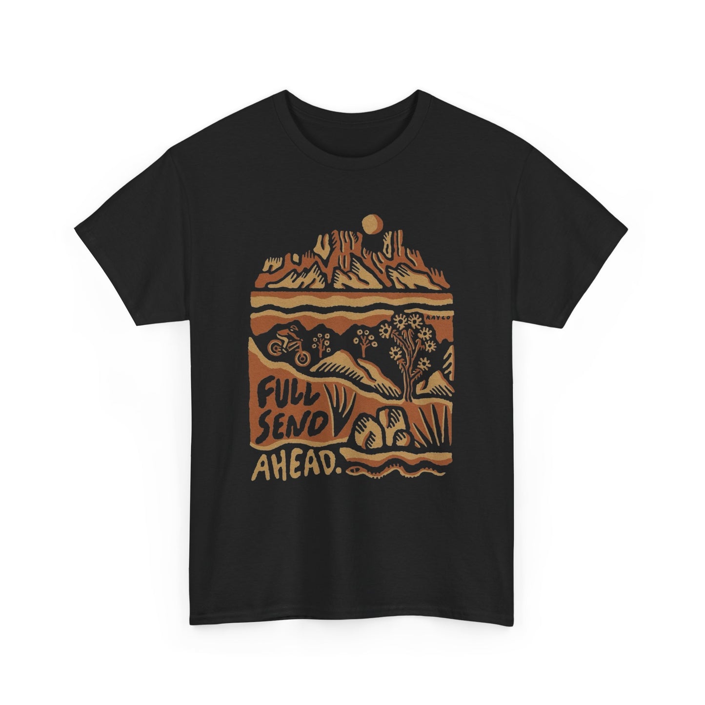 Full Send Ahead Graphic T Shirt Unisex Heavy Cotton Tee