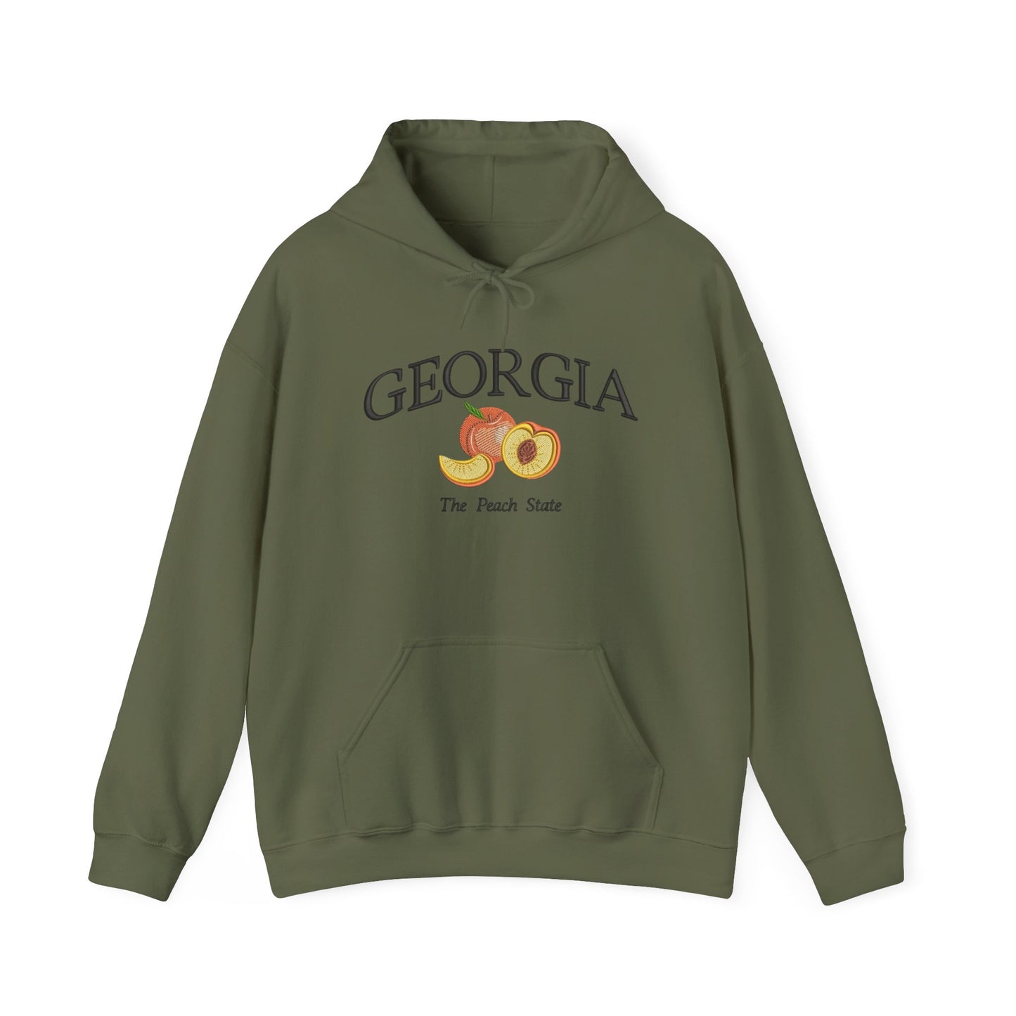Georgia The Peach State Graphic Hoodie NEW Heavy Blend™ Sweatshirt