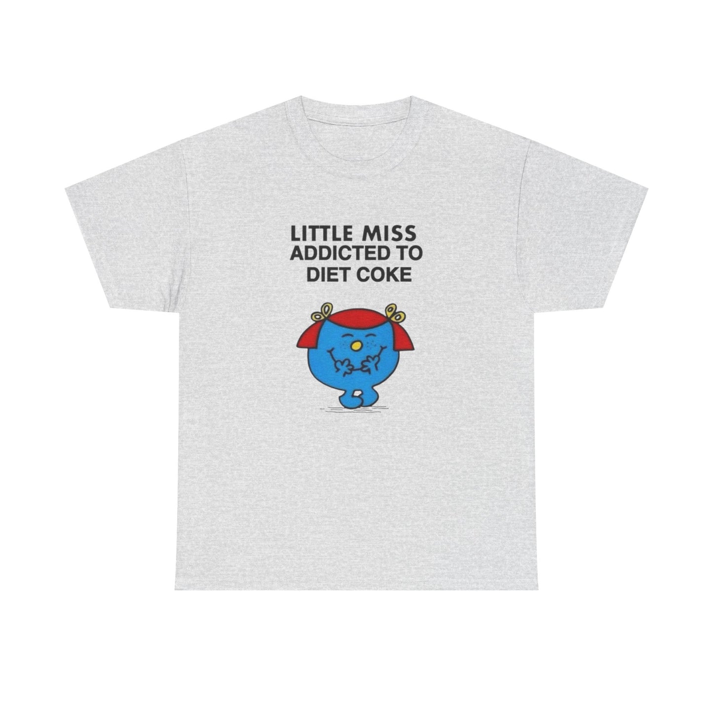 Little Miss Addicted To Diet Coke Graphic T Shirt Womens Heavy Cotton Tee