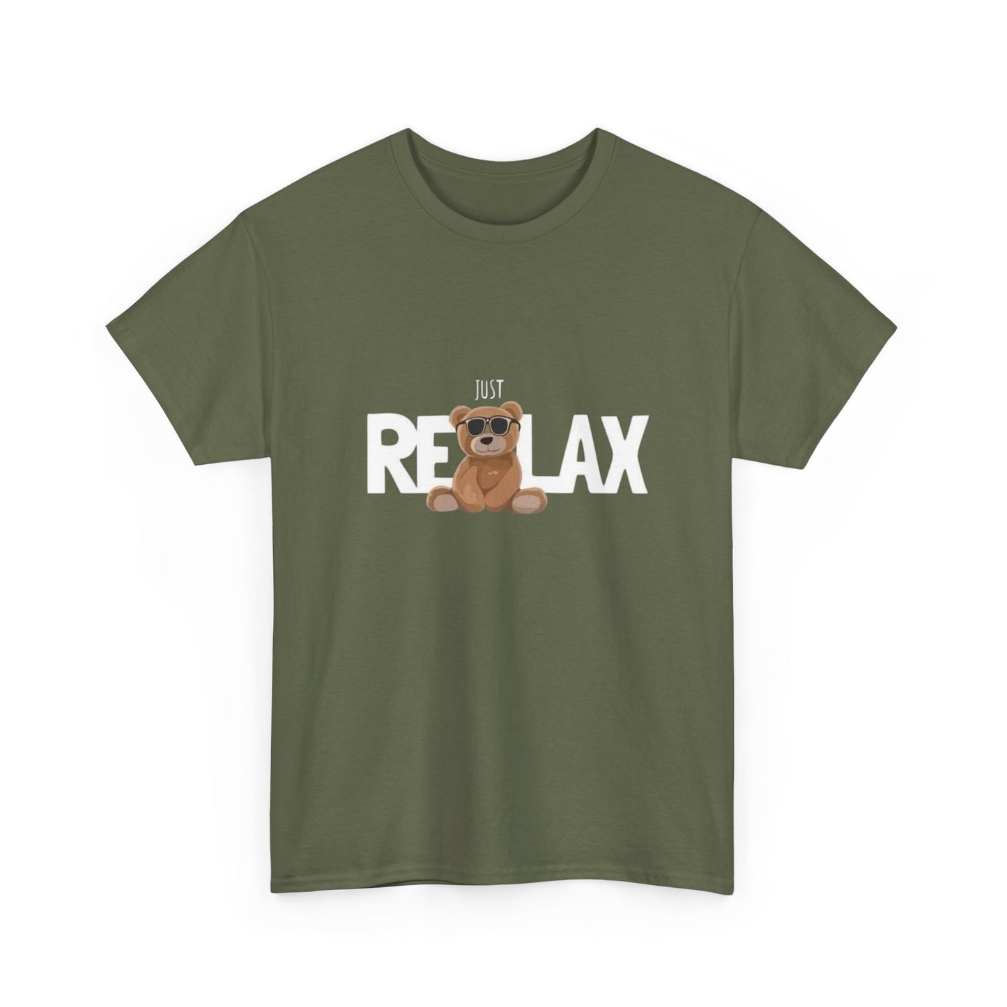 Just Relax Graphic T Shirt Unisex Heavy Cotton Tee