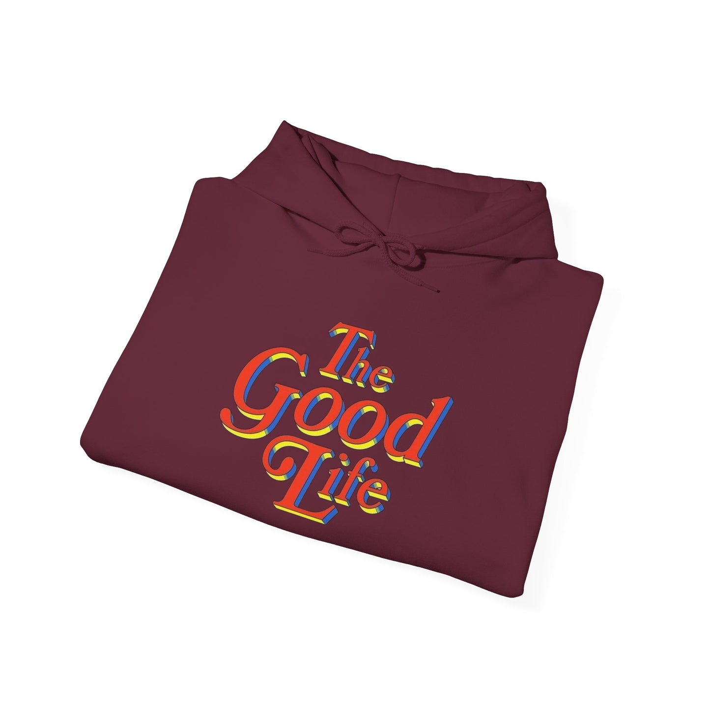 The Good Life Graphic Hoodie Unisex Heavy Blend™ Hooded Sweatshirt