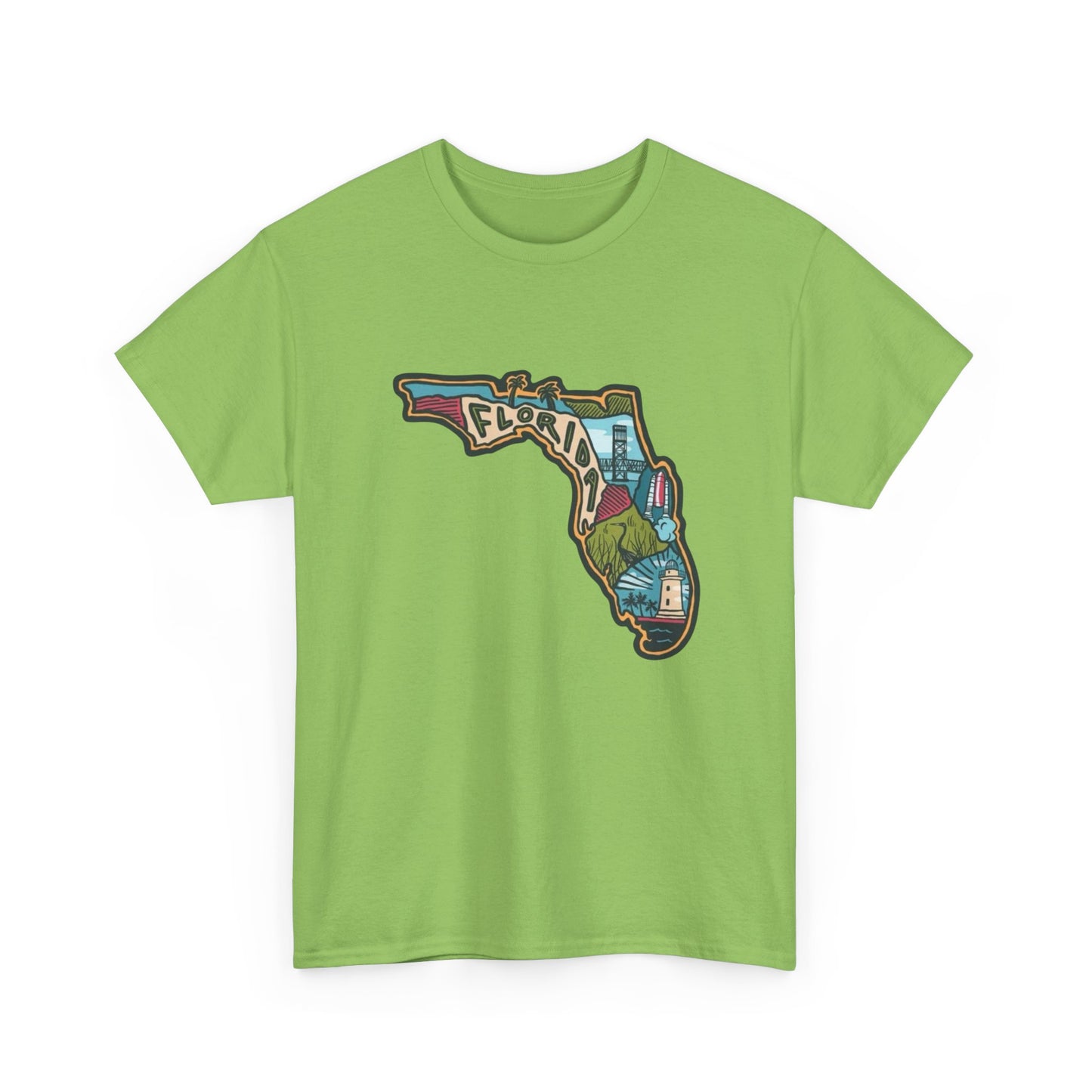 Florida Town USA Graphic T Shirt NEW Adult Tee
