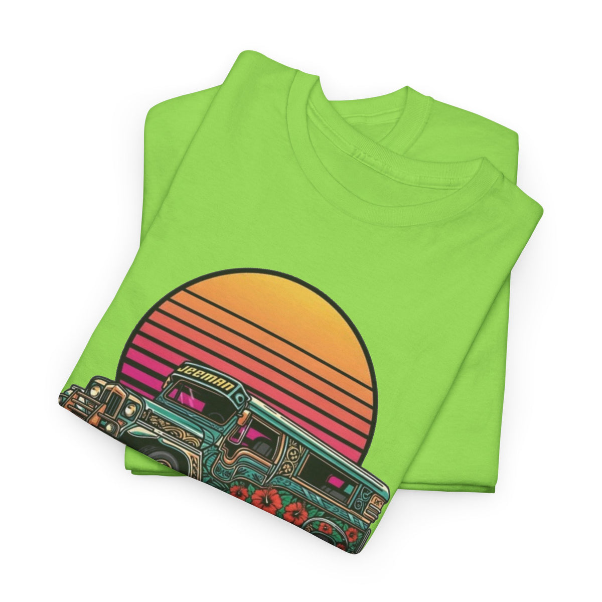 Filipino Graphic T Shirt Men's Bus Classic Retro Heavy Cotton Tee