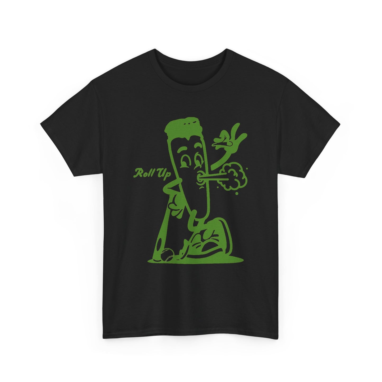 Roll Up Retro Weed 420 Graphic T Shirt S-5XL NEW Unisex Heavy Cotton Tee
