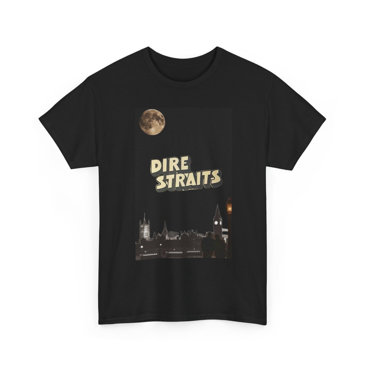 Dire Straits Graphic T Shirt Vintage Rock Classic Unisex Heavy Cotton Tee