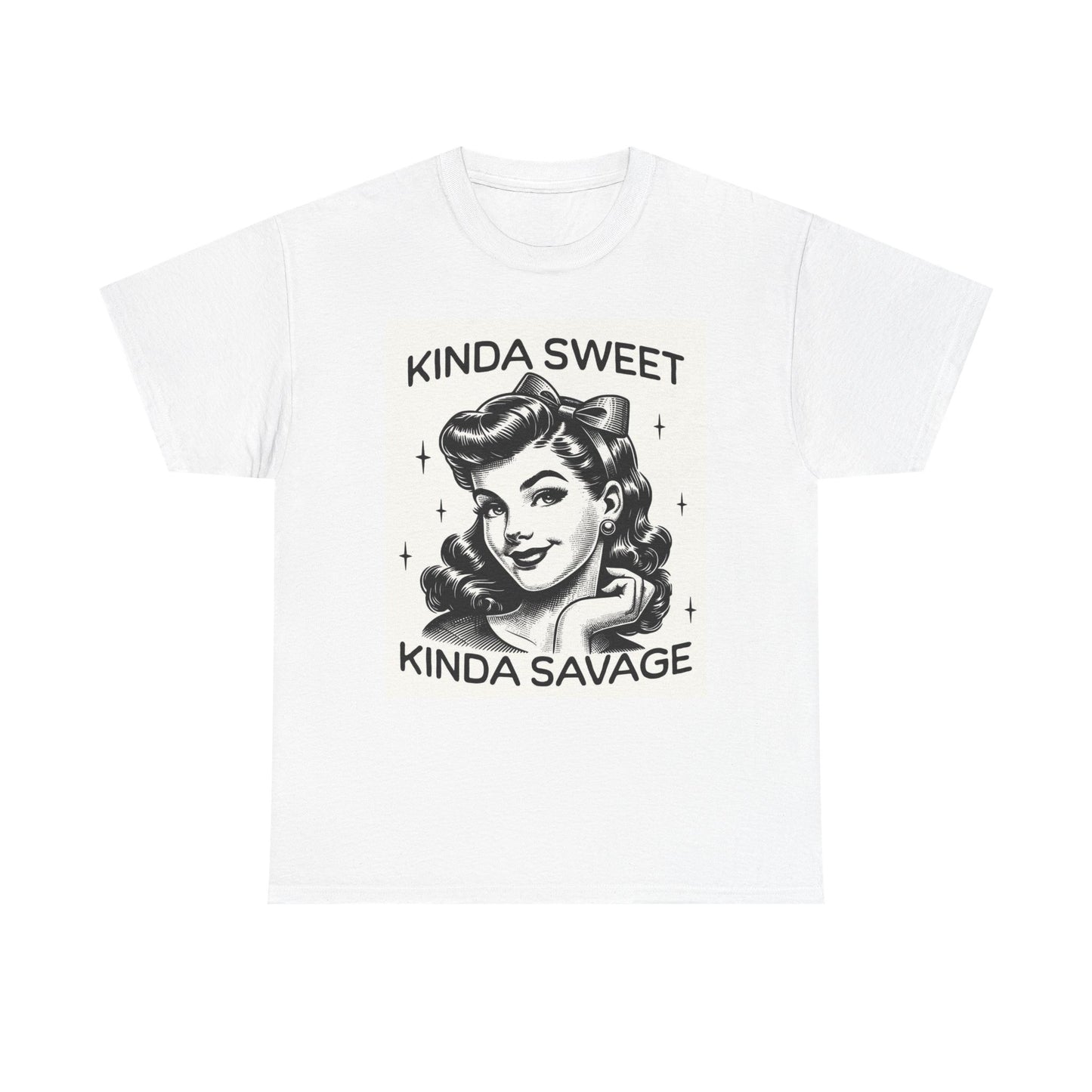 Kinda Sweet Kinda Savage Graphic T Shirt Women's Cotton Tee BRAND NEW