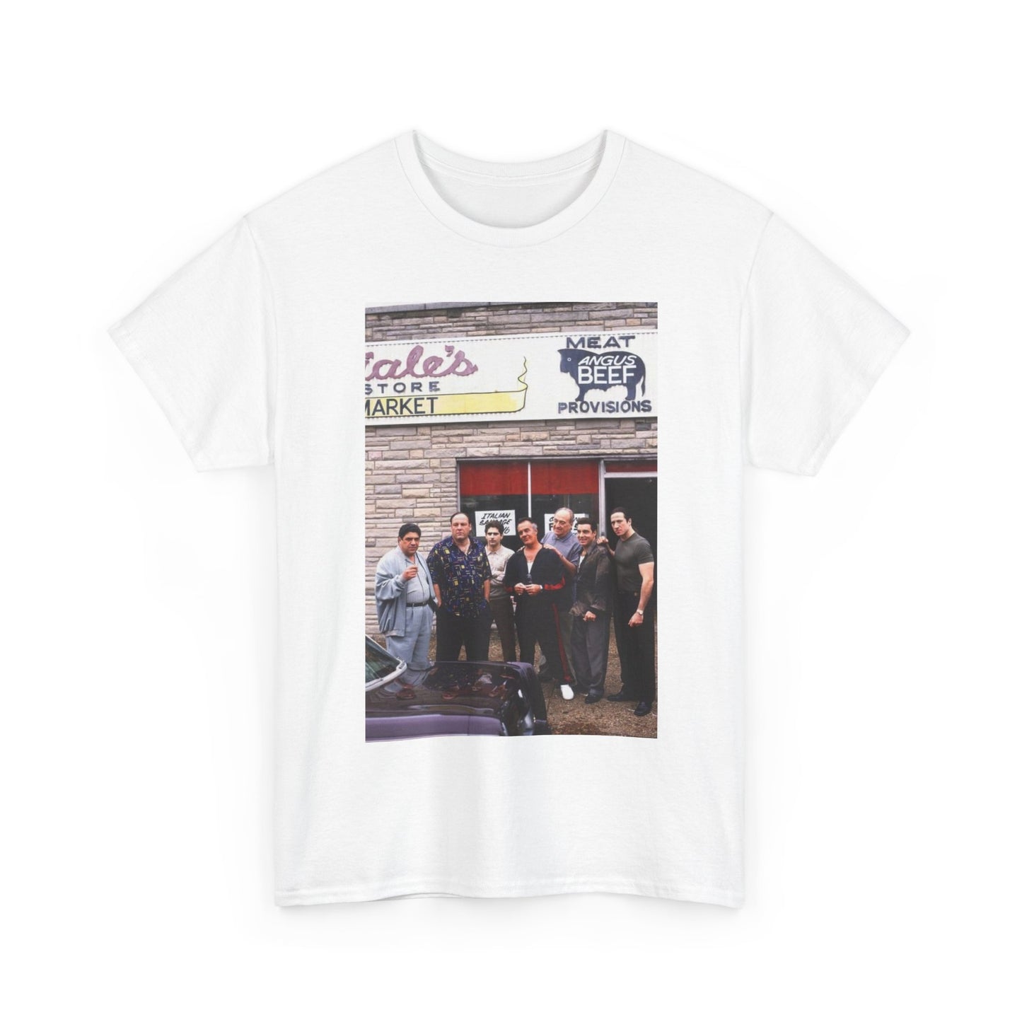 The Sopranos Tshirt Vintage Mob New York Italian Deli Unisex Heavy Cotton Tee
