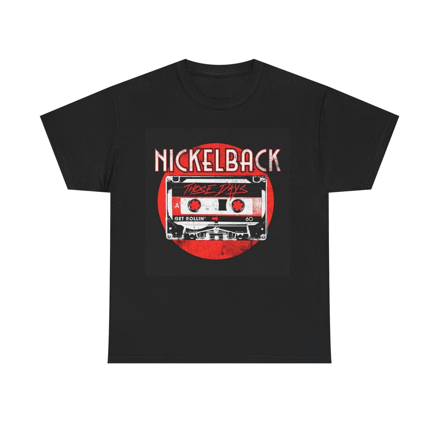 Nickleback T-shirt vintage rock retro country Unisex Heavy Cotton Tee band
