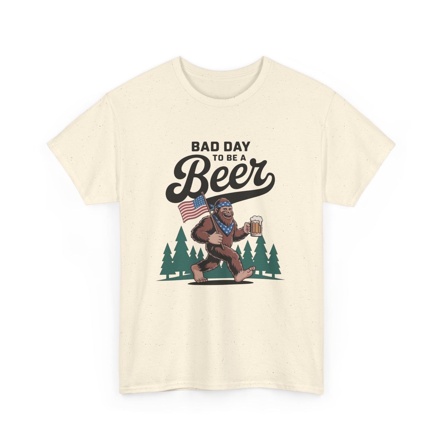 Bad Day To Be A Beer T Shirt Graphic Unisex Heavy Cotton Tee NEW GIFT