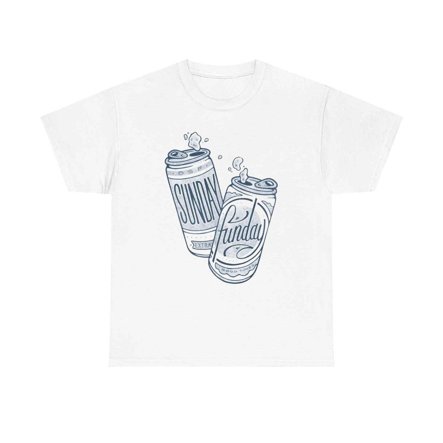 Sunday Funday Beers Graphic T Shirt ADULT NEW