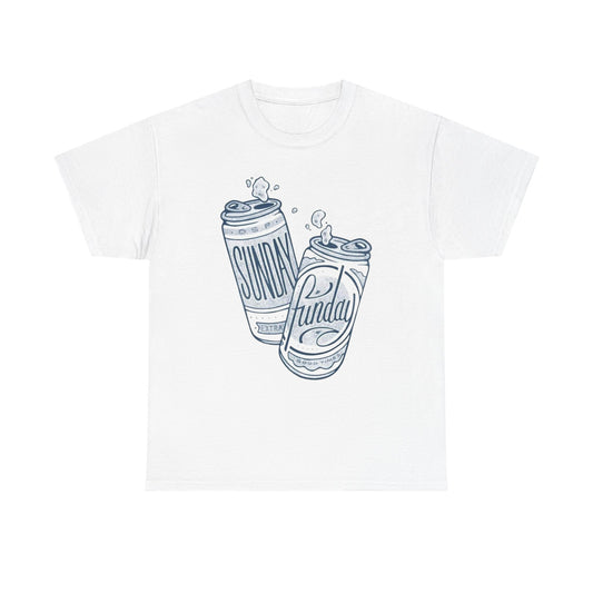 Sunday Funday Beers Graphic T Shirt ADULT NEW