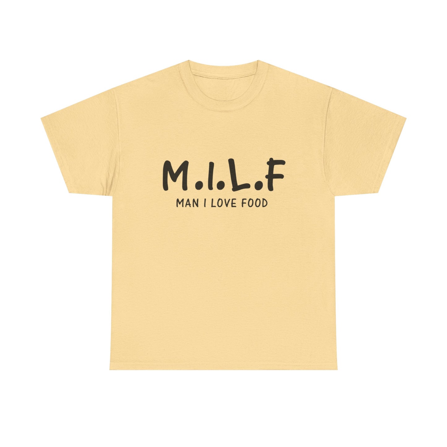 MILF Funny Food Jokes Graphic T Shirt NEW ADULT Unisex Heavy Cotton Tee