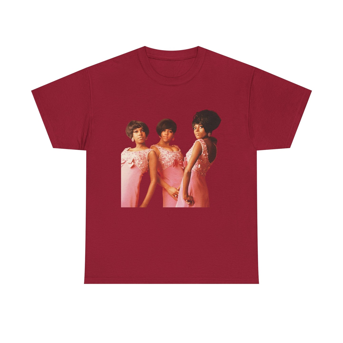The Supremes Tshirt Vintage Diana Ross Retro Poster Unisex Heavy Cotton Tee 71