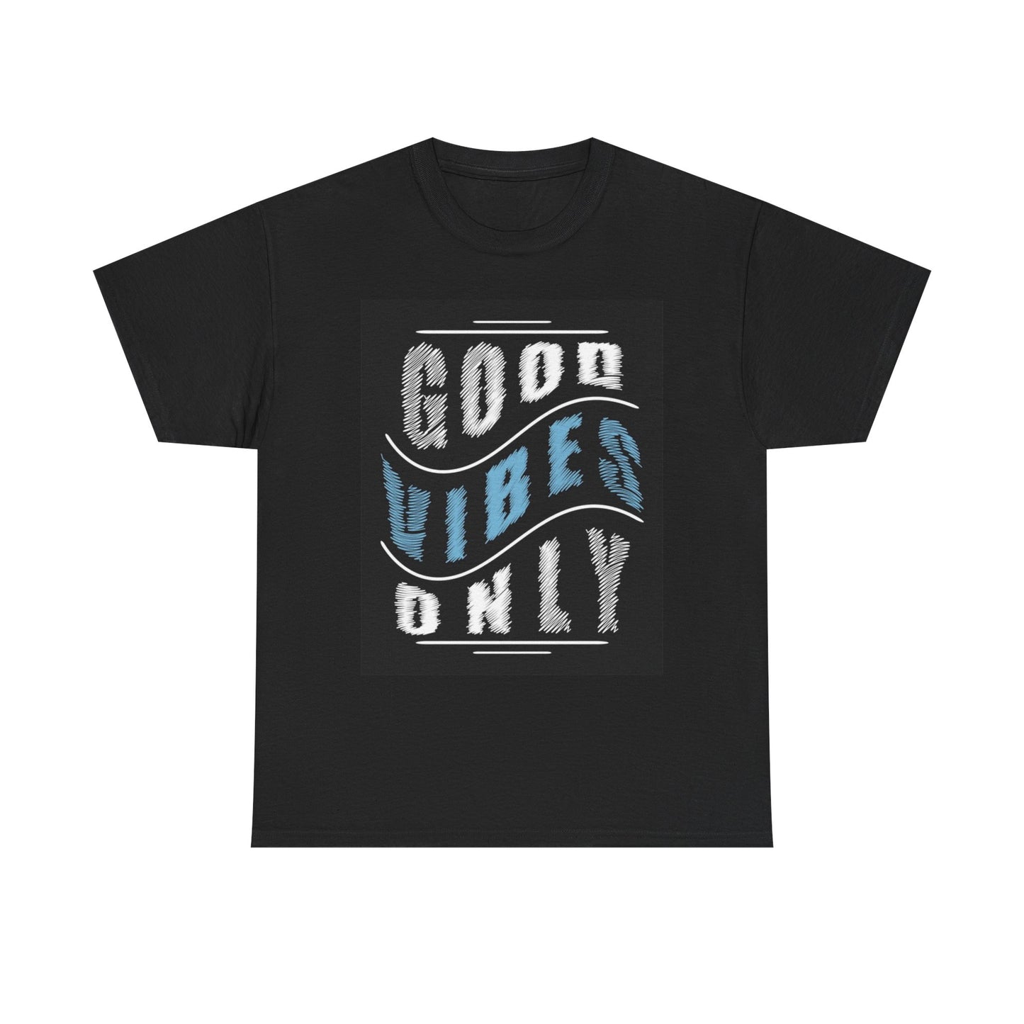 Good Vibes Only Graphic T Shirt Unisex Heavy Cotton Tee