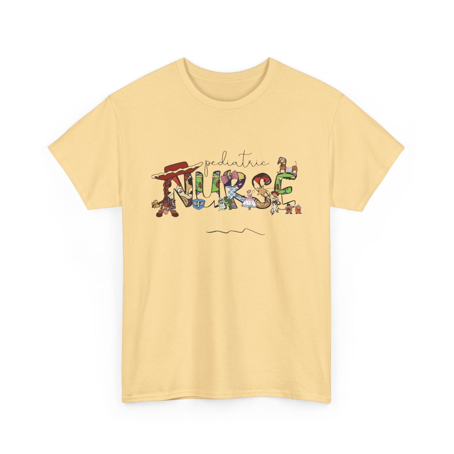 Pediatric Nurse Toy Graphic T Shirt NEW Unisex Heavy Cotton Tee