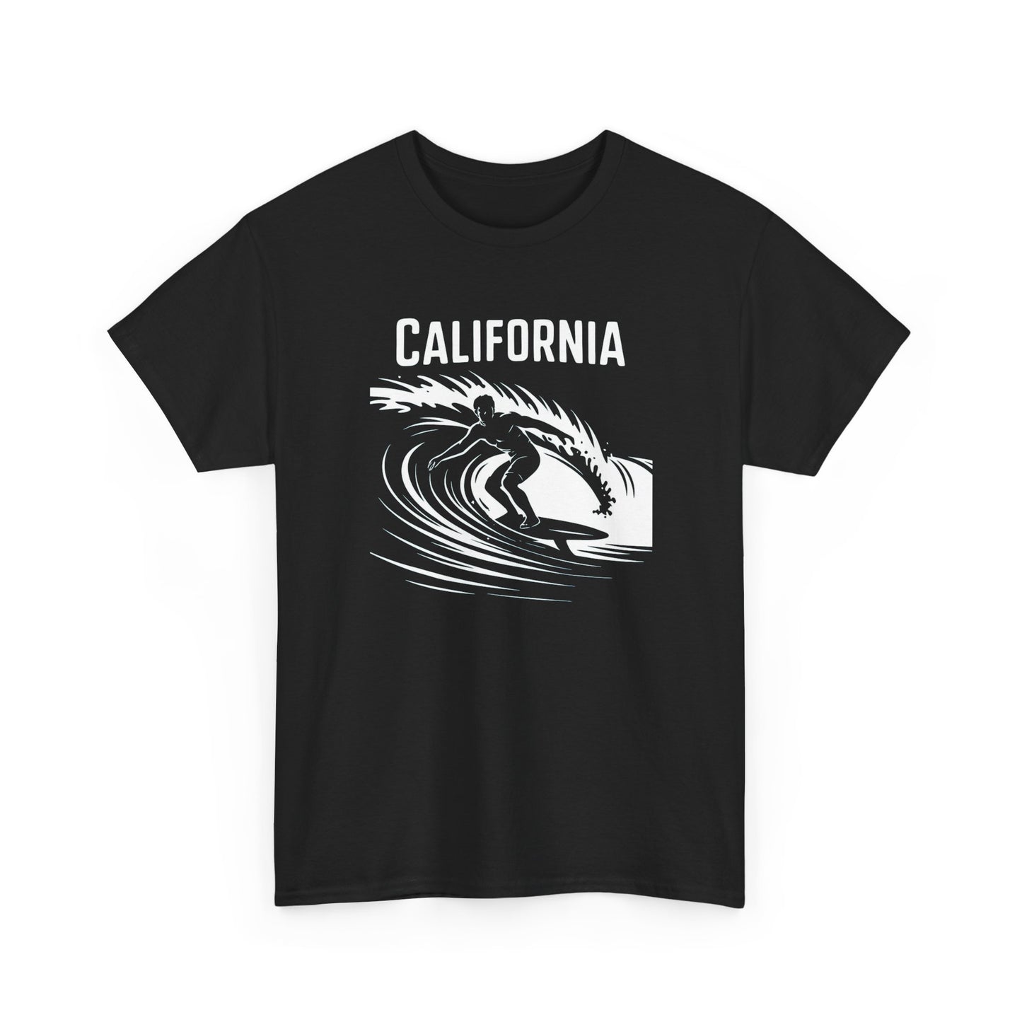 California Surfing Graphic T Shirt Heavy Cotton Tee