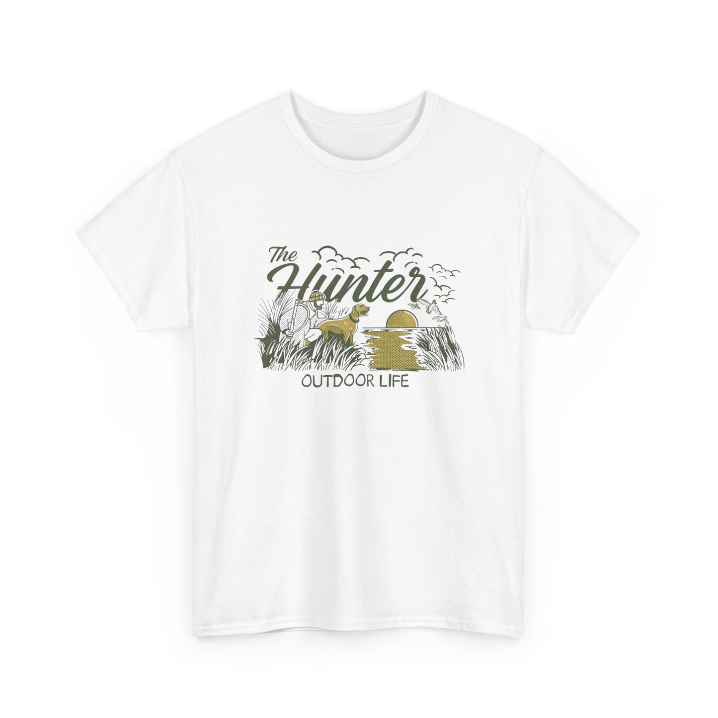 The Hunter Outdoor Club Graphic T Shirt Unisex Heavy Cotton Tee