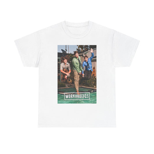 Workaholics T Shirt Funny Comedy Central Gift Vintage Show Unisex Heavy Cotton 1
