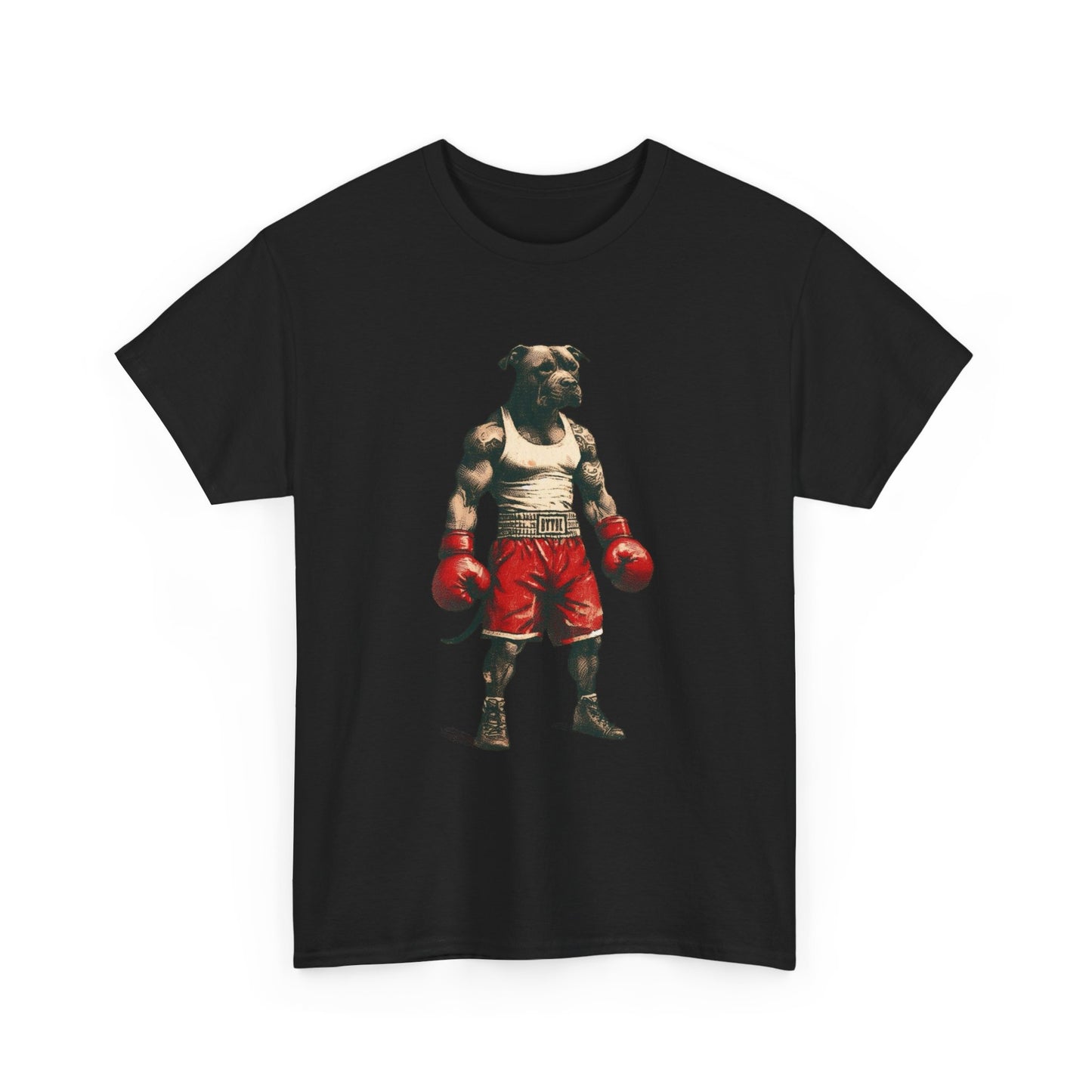 Boxing Pitbull Funny Cute Graphic T Shirt NEW ADULT