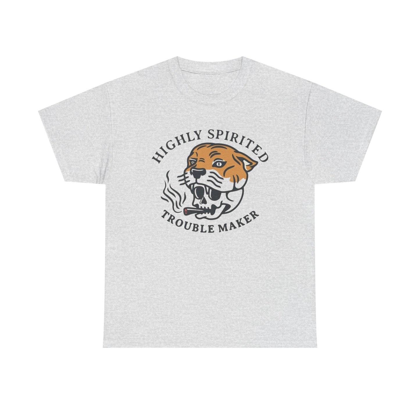 Highly Spirited Trouble Maker Graphic T Shirt NEW ADULT TEE VINTAGE